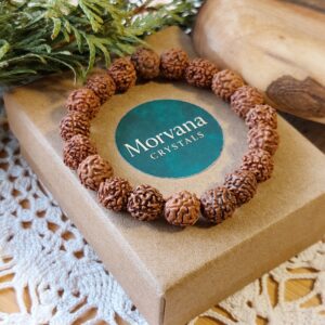 Náramok SHIVA zo semien stromu RUDRAKSHA MC-B-1004