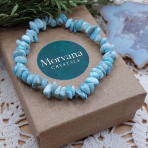 Náramok DUŠA OCEÁNU z minerálu LARIMAR MC-B-1070