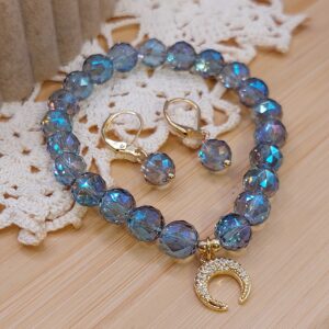 SET LUNARA z minerálu KRIŠTÁĽ AQUA AURA MC-S-4002